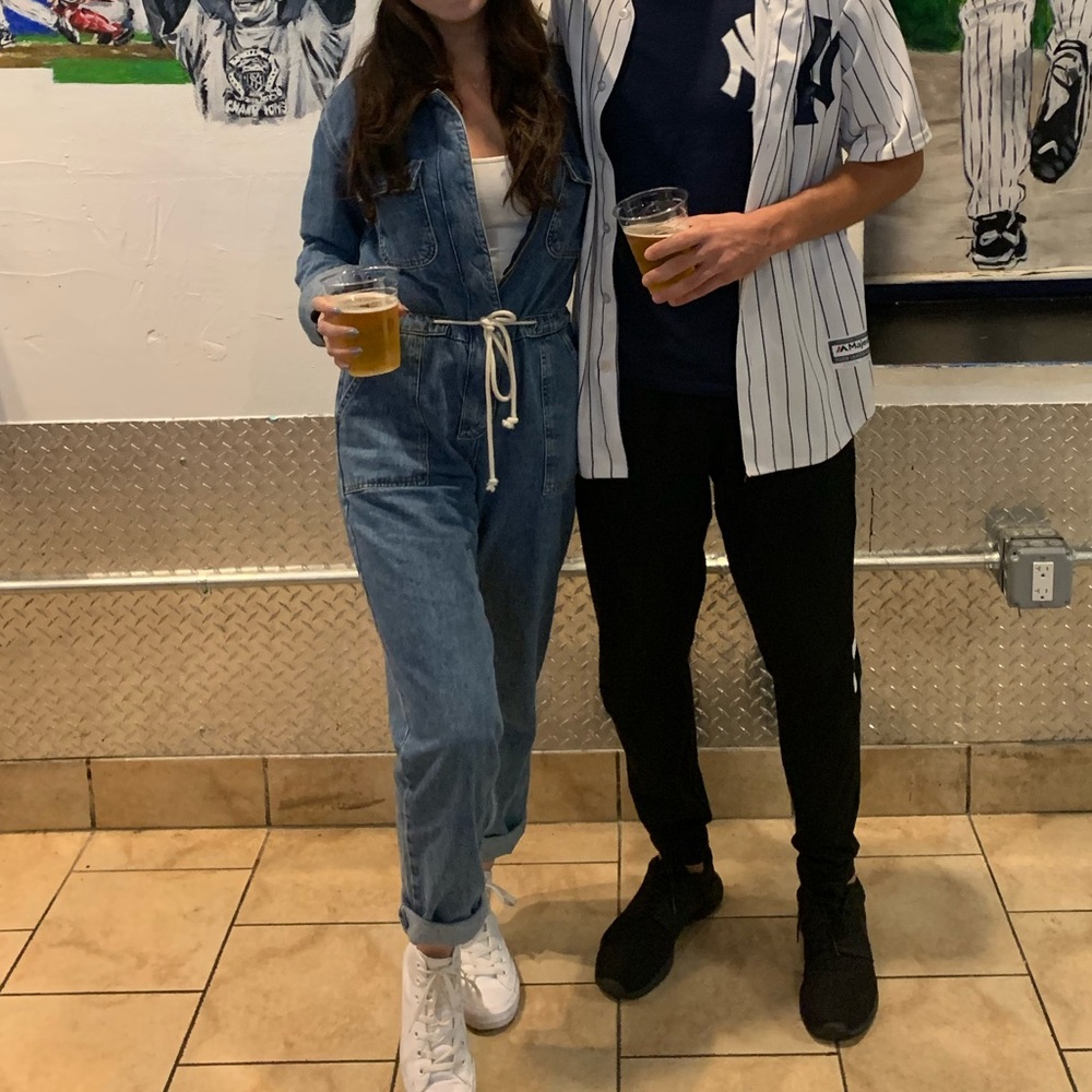 Abercrombie & Fitch Denim Jumpsuit